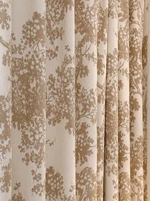 1入密碼花呢落成的高端豪華法式浪漫復古奶油色客廳/臥室窗簾布料 - 彩色 - 查看 6