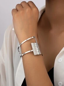 1pc Summer Fashionable Minimalist Asymmetrical Style Bracelet For Women