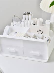 1 hộp lưu trữ ngăn kéo trơn - trắng - Xem 4