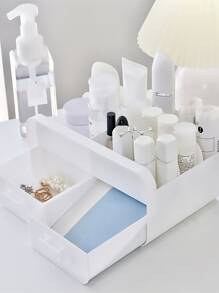 1 hộp lưu trữ ngăn kéo trơn - trắng - Xem 2