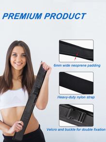 Hip Thrust Belt, Workout With Dumbbell Kettlebell For Butt Lunge Reverse Squat Glute Bridge Gym Accessories, Sport, Gym, Home Exercise, Sport Accessories, Gym Accessories, CrossFit Accessories - Black - View 3