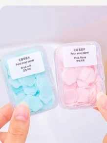 1 hộp Thiết kế hoa Bông xà phòng dùng một lần - Nhiều màu - Xem 9