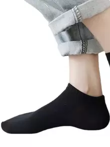 10/20/30雙多色女款短襪，夏季薄款休閒時尚低筒腳踝船襪 - 彩色 - 查看 4