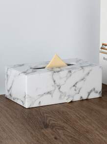 صندوق تخزين مناديل ذو نقش رخامي قطعة واحدة، صندوق مناديل أبيض حديث للمنزل، أغراض المنزل، الطاولات، ديكور المنزل، تنظيم وتخزين المنزل، ديكور الغرف، غرفة النوم، إكسسوارات المطبخ، أدوات المطبخ، منظم المطبخ، السفر، الأعياد، حامل المناديل، حامل المناديل الورقية، تجمع عائلي الأعياد، ديكور طاولة المطبخ والمنزل والغرفة المعيشة وغرفة الطعام، إكسسوارات ديكور المنزل، صندوق زخرفي، هدية زفاف للنساء، ضروريات السفر الصيفي والأعياد