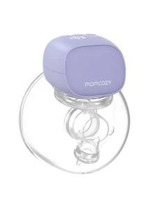 Momcozy 可穿戴多功能吸奶器 - 紫色 - 查看 2