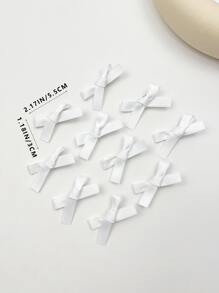 10pcs Women Bow Decor Cute Alligator Hair Clip For Hair Decoration Valentine's Day Valentines