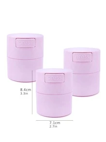 HMQ beauty Lông mi Keo dính Lưu trữ Thùng đựng hàng Pong kín Bình Keo dán Hộp đựng Hộp Nối mi Công cụ - Hồng - Xem 6