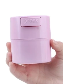 HMQ beauty Lông mi Keo dính Lưu trữ Thùng đựng hàng Pong kín Bình Keo dán Hộp đựng Hộp Nối mi Công cụ - Hồng - Xem 5