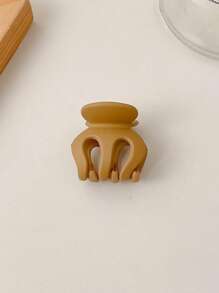 4pcs Minimalist Solid Small Hair Claw Casual Claw Clips Hair Clips Hair Jaw Clip Hair Clamps Hair Clutch Hair Claw Clip, School Stuff, College Fall Winter Hair Accessories For Women For Vacation Outfits Woman Summer Outfits - Multicolor - View 11