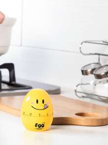 1入組ABS煮蛋器,卡通圖案廚房計時器適用於日常 - 藍色 - 查看 2
