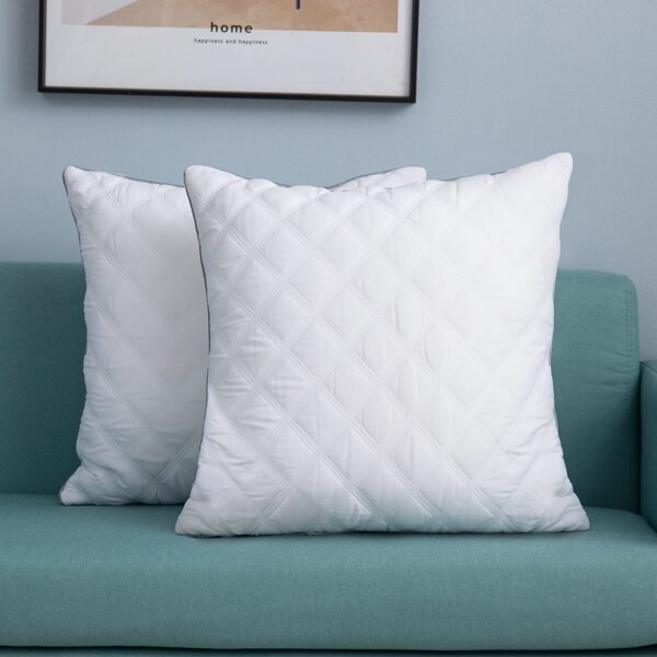 2pcs/set Throw Pillow Inserts Quilted, Throw Pillows Hypoallergenic
