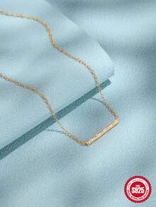 1入組時尚棒吊墜925純的項鍊女性派對精細的首飾類