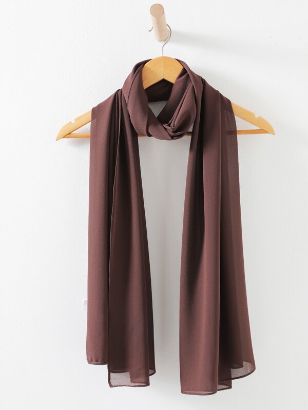 قطعة واحدة وشاح نسائي قطني عادي للزينة والتزيين اليومي شتاء وخريف