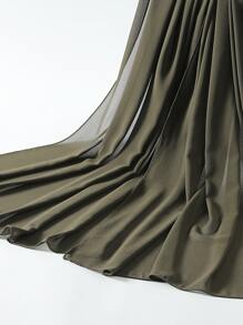 قطعة واحدة وشاح كاجوال أحادي اللون للنساء للزينة اليومية ،ملحقات ملفوفة للنساء شتاء وخريف'