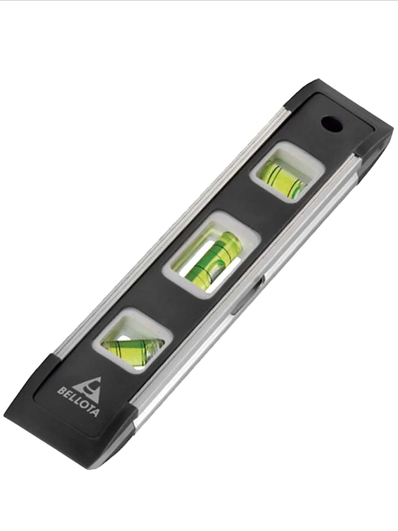 3 Drop Torpedo Level, 9 Inch Long Aluminum Magnetic - 黑色 - 查看 1