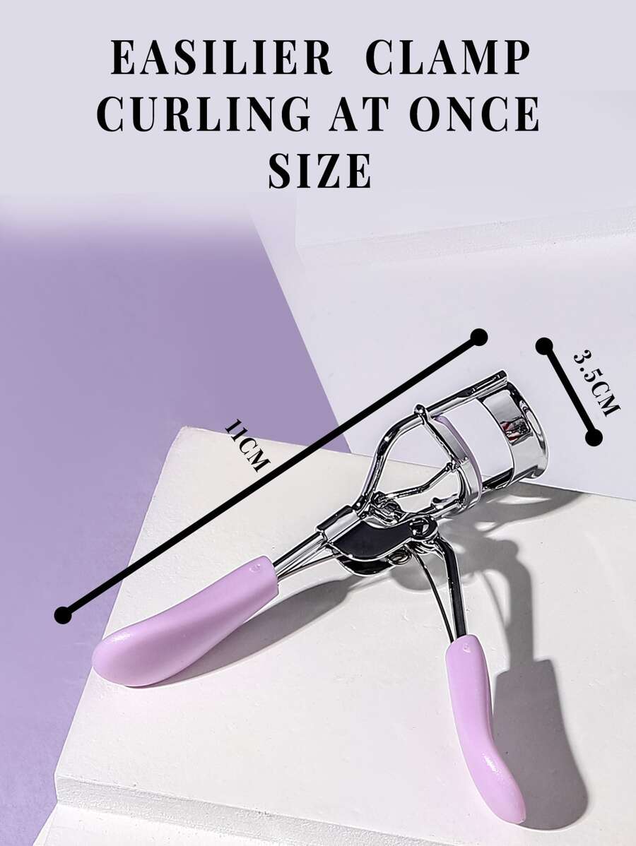 Eyelash Curler,1Pc Purple Metal Eyelash Curler Eye Lash Curler Eyelash Clip Easy To Use And Curl Lashes