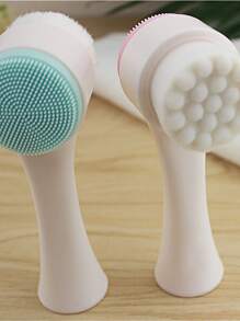 1 pieza Cepillo de limpieza facial doméstico manual - Azul - Ver 5