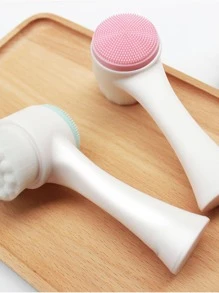 1 pieza Cepillo de limpieza facial doméstico manual - Azul - Ver 4