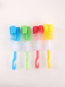 1pc Long Handle Random Color Cleaning Brush, Cup Brush For Household - Multicolor - View 5