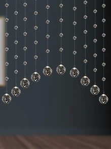 1pc 0.5m Crystal Beaded Curtain Screen Room Divider - Clear - View 5