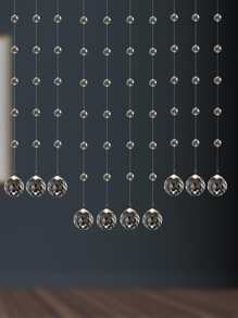 1pc 0.5m Crystal Beaded Curtain Screen Room Divider - Clear - View 6