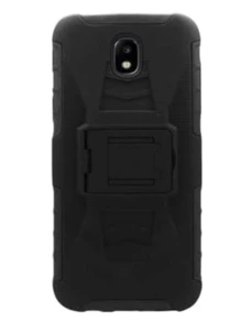Heavy Duty Combo Clip Case For Galaxy J7 Pro Plus 2 Micas - Black - View 1