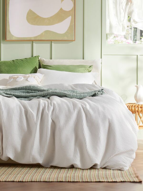 Bedsure Bedsure Waffle Weave Duvet Cover Set, Soft And Breathable For