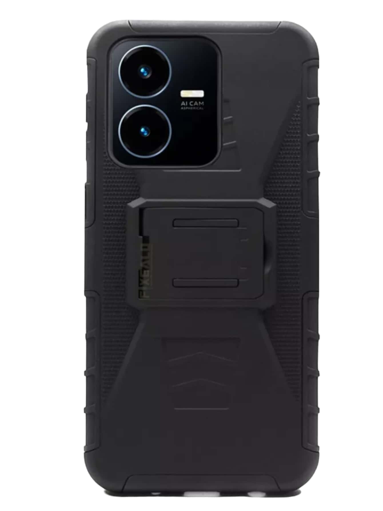 Heavy Duty Combo Clip Case For Vivo Y53/Y22/Y22s - màu đen - Xem 1