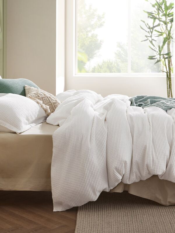 Bedsure Bedsure Waffle Weave Duvet Cover Set, Soft And Breathable For