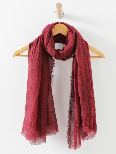 1pc Four-Sided Feather-Like Puff Scarf For Daily Life For Outdoor And Traveling