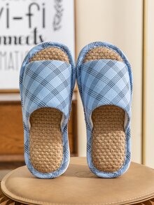 Women's All-season Indoor/office Slippers - Blue - View 3