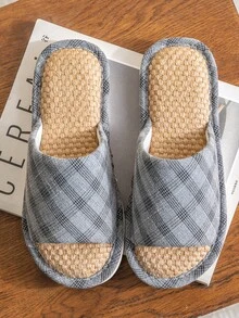 Women's All-season Indoor/office Slippers - Blue - View 4