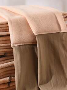 1pc 380D Thermal Lined Opaque Tights For Women - Coffee Brown - View 2