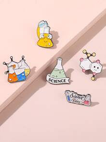 1pc cartoon cute cup design brooch badge bag charm - Orange - View 4