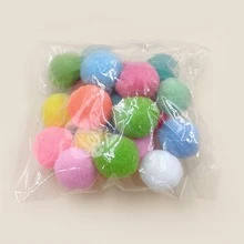 40pcs 18mm Colorful Diy Pom Pom Ball - White - View 4