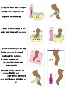 卷合成纖維劉海,棕色的黑色 - Black-brown - 查看 9