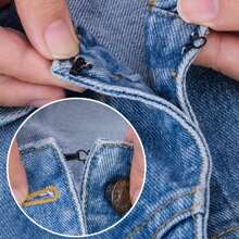 50套裝鐵縫紉風紀扣閉合 - 彩色 - 查看 4