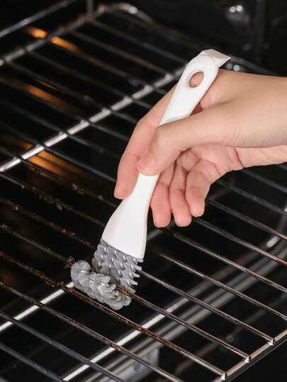 1pc Double-Ended Slot Brush For Cleaning Grooves And Crevices,Kitchen,Bathroom,Home,Household Suppliers