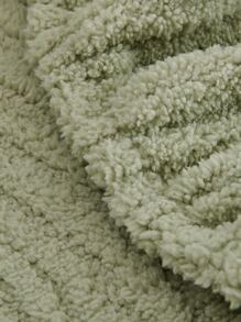 1pc Simple Solid Color Sofa Cover