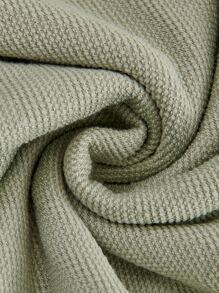1pc Simple Solid Color Sofa Cover
