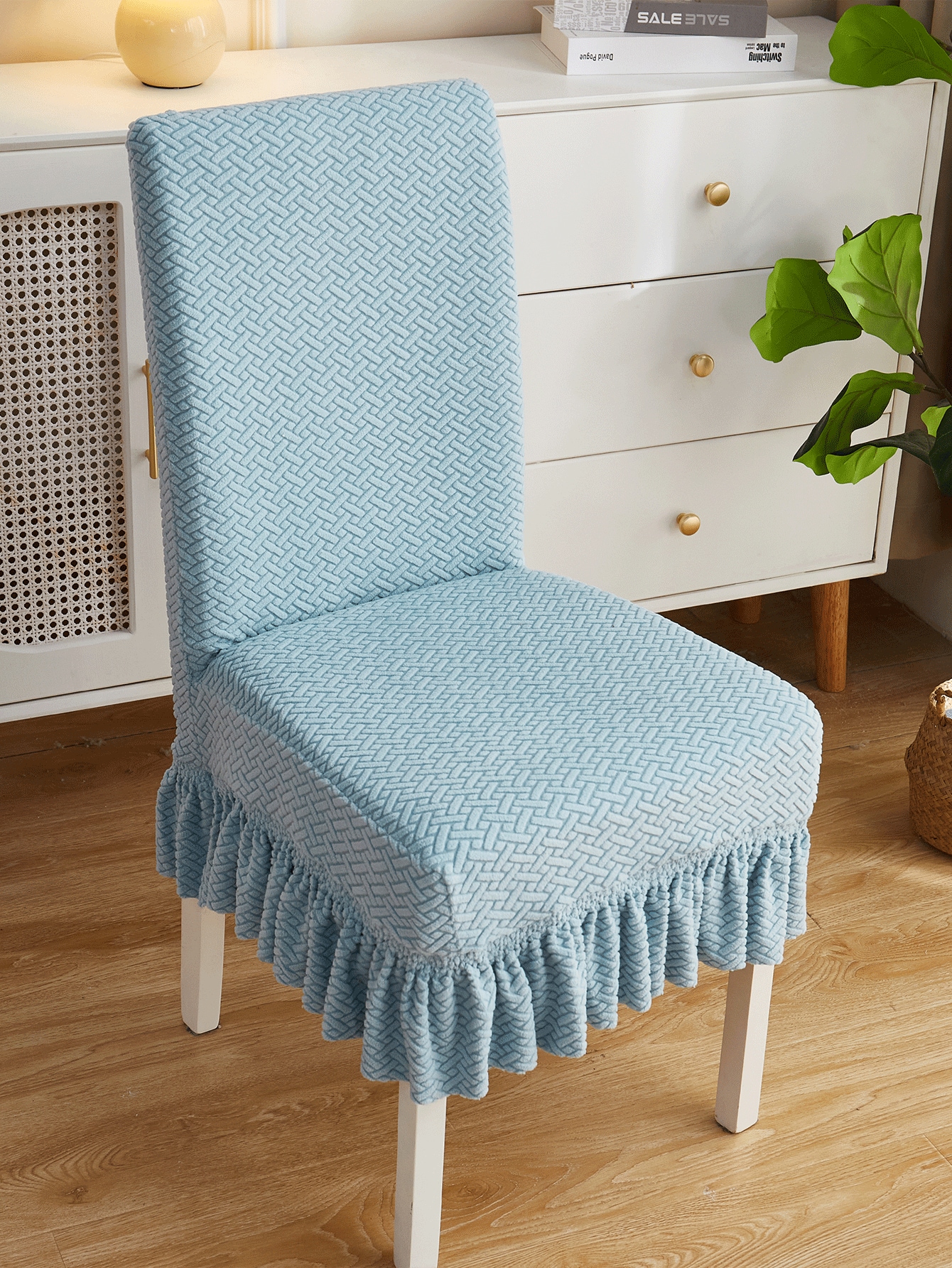 1PC Jacquard Chair Cover Dining Chair Protective Cover SHEIN USA