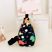 可調節動物 卡通兒童斜肩包 - 彩色 - 查看 4