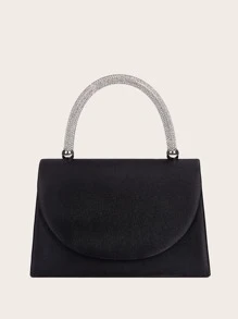 Long lanh lấp lánh, sáng bóng quyến rũ, thanh lịch, tinh tế Túi ly hợp buổi tối dành cho phụ nữ Túi xách dự tiệc cao cấp thời trang có đính kim cương giả cho đám cưới Túi đựng tiệc tối, Túi buổi tối cho cô gái dự tiệc, phụ nữ, dành cho nữ Hoàn hảo cho bữa tiệc, đám cưới, vũ hội, bữa tối / tiệc, Món quà tốt nhất cho phụ nữ - màu đen - Xem 2