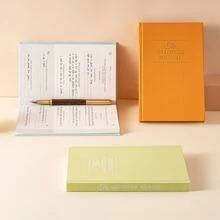 感恩手帳: 5分鐘手帳-每天紀錄5分鐘以獲得更多的肯定和反思,樂觀,積極,快樂,一本簡單的未日期硬皮五分鐘指南 - 灰色 - 查看 6