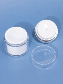 1 件，保湿泵容器，旅行瓶乳液分配器，可再填充面霜罐真空瓶旅行装空化妆品容器，用于面霜和乳液（1.7 盎司/50 毫升） - 彩色 - 查看 7