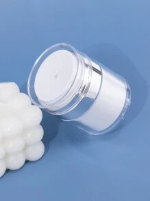 1 件，保湿泵容器，旅行瓶乳液分配器，可再填充面霜罐真空瓶旅行装空化妆品容器，用于面霜和乳液（1.7 盎司/50 毫升） - 彩色 - 查看 3