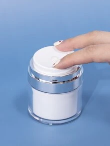 1 件，保湿泵容器，旅行瓶乳液分配器，可再填充面霜罐真空瓶旅行装空化妆品容器，用于面霜和乳液（1.7 盎司/50 毫升） - 彩色 - 查看 8