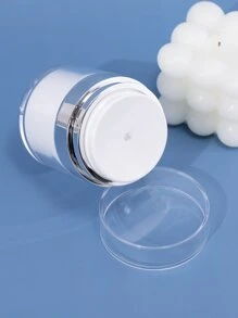 1 件，保湿泵容器，旅行瓶乳液分配器，可再填充面霜罐真空瓶旅行装空化妆品容器，用于面霜和乳液（1.7 盎司/50 毫升） - 彩色 - 查看 6