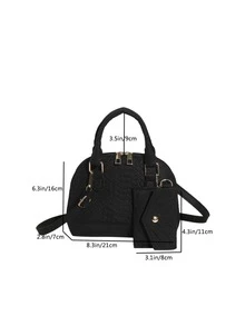 New Style Shell Shape Bag Fashionable Tote Bag With Coin Purse And Crossbody Strap , Women Bag With Dime Bag