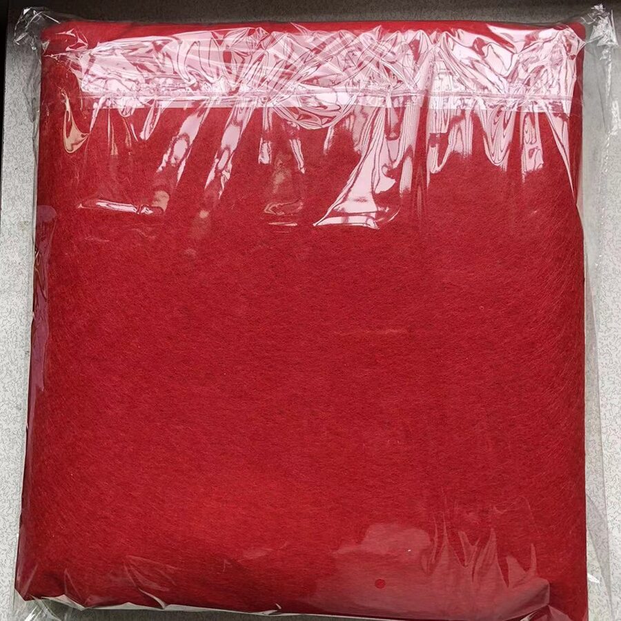 Disposable Red/white Carpet Wedding Aisle Runner 100x500cm Indoor